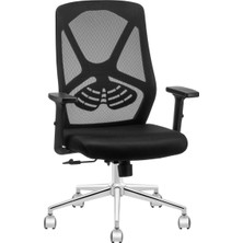 Pivotto Ari Siyah Fileli Çalışma Koltuğu l Ofis Koltuğu l Hareketli Kol