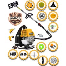 Eisenn  German 14 In 1 X-speed Sırt Tipi Benzinli Çalı Çim Biçme Tırpanı Akrobat Çapa Aparatı