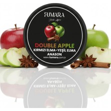 Fumara Çift Elma Marmelat 200GR Kırmızı ve Yeşil Elma, Anason Aromalı