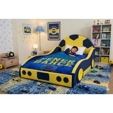 Puf Bebe Montessori 120 x 200 cm Arabalı Çocuk Yatağı Yatak Dahildir