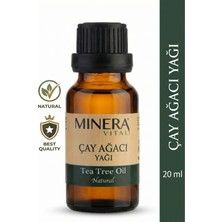 Minera Vital Çay Ağacı Yağı 20 ml (Tea Tree Oil) Damlalıklı Cam Şişe
