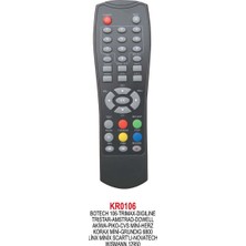 BOTECH 106 Uydu Kumandası Botech Uyumlu Kumanda Tipi ile Gelişmiş Bağlantı Özellikleri