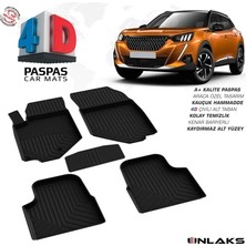 Peugeot 2008 Ferrous 4d Havuzlu Kauçuk Paspas 2023