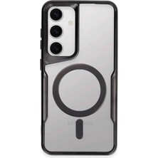 Almira Butik Mey Ithalat®  Samsung Galaxy S24 Kılıf Boyi Magsafe Silikon Kapak - Siyah