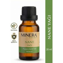 Minera Vital Nane Yağı 20 ml (Peppermint Oil) Damlalıklı Cam Şişe