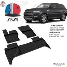 Range Rover Sport 2-3 (Hybrid Hariç) Ferrous 4d Havuzlu Kauçuk Paspas 2018