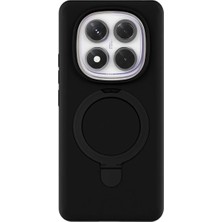 Almira Butik Mey Ithalat®   Redmi Note 14 Pro 4g Regal Magsafe Standlı Kapak - Siyah