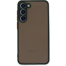 Almira Butik Mey Ithalat®  Samsung Galaxy S23 Plus Kılıf Montreal Silikon Kapak - Yeşil