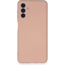 Almira Butik Mey Ithalat®  Samsung Galaxy A14 4g Kılıf Nano Içi Kadife Silikon - Pudra