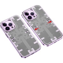 Almira Butik Mey Ithalat®  iPhone 13 Pro Kılıf Mekanik Bumper Kapak - Derin Mor