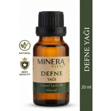 Minera Vital Defne Yağı 20 ml (Laurel Leaf Oil) Damlalıklı Cam Şişe