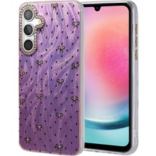 Almira Butik Mey Ithalat®  Samsung Galaxy A24 4g Kılıf Blade Aynalı Desenli Kapak - Desen 2
