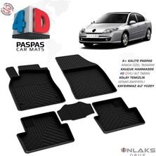 Renault Laguna 3 Ferrous 4d Havuzlu Kauçuk Paspas 2010