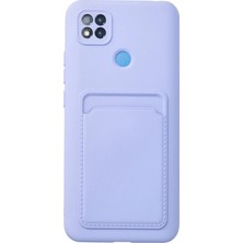 Almira Butik Mey Ithalat®   Redmi 9c Kılıf Kelvin Kartvizitli Silikon - Lila