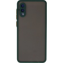 Almira Butik Mey Ithalat®  Samsung Galaxy A02 Kılıf Montreal Silikon Kapak - Yeşil