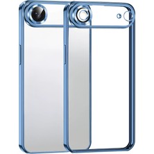 Almira Butik Mey Ithalat®   iPhone 17 Air  Lensli Silikon - Açık Mavi