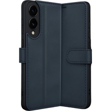 Almira Butik Mey Ithalat®  Samsung Galaxy S25 Edge Trend S Plus Kapaklı Kılıf - Lacivert