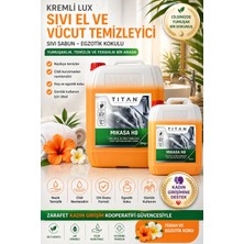 Titan Kremli Lux Sıvı El ve Vücut Temizleyici – Egzotik Kokulu Sıvı Sabun 5 Kg (Mikasa H8)