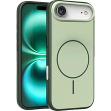 Almira Butik Mey Ithalat®   iPhone 17 Air Neva Magsafe Kapak - Koyu Yeşil
