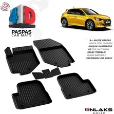 Peugeot 208 2 2021 Ferrous 4d Havuzlu Kauçuk Paspas