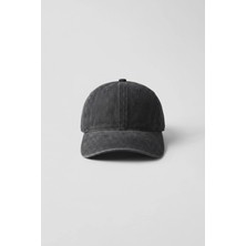 Abluka Online Unisex Basic Yıkamalı Beyzbol Şapka Siyah