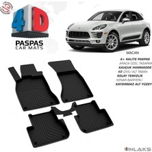 Porsche Macan Ferrous 4d Havuzlu Kauçuk Paspas 2019