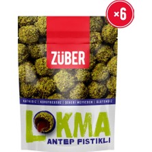 Züber Lokma Antep Fıstıklı Meyve Topu 96 g x 6 Adet