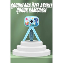 TeknoKapsül Çocuklara Özel Ayaklı Mini Fotoğraf Makinesi Dijital LCD Ekran