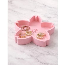 Lotus Home Çiçek Tasarımlı Takı Organizer – Dekoratif Yüzük & Aksesuar Tepsisi