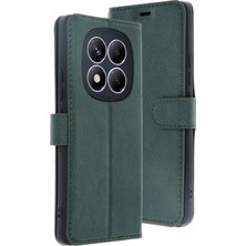 Almira Butik Mey Ithalat®   Redmi Note 14 Pro 4g Kılıf Trend S Plus Kapaklı Kılıf - Yeşil