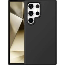 Almira Butik Mey Ithalat®  Samsung Galaxy S24 Ultra Kılıf First Silikon - Siyah