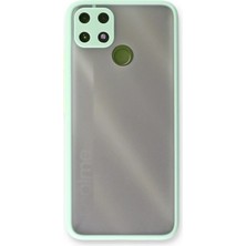 Almira Butik Mey Ithalat®  Realme C25 Kılıf Montreal Silikon Kapak - Turkuaz