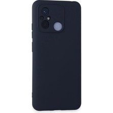 Almira Butik Mey Ithalat®   Redmi 12C Kılıf Nano Içi Kadife Silikon - Lacivert