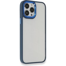 Almira Butik Mey Ithalat®  iPhone 13 Pro Kılıf Dora Kapak - Mavi