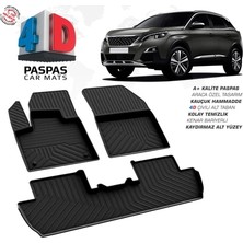 Peugeot 5008 Gt-Line 2022 Ferrous 4d Havuzlu Kauçuk Paspas