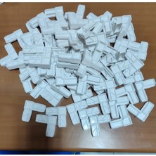 Neler Geldi Neler 12 Adet  Sineklik Köşe Takozu Pvc Pimapen Sineklik Profil Köşe Birleştirme Plastiği 17 mm x 25 mm