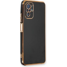 Almira Butik Mey Ithalat®   Redmi Note 10 Kılıf Volet Silikon - Siyah