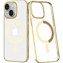 Almira Butik Mey Ithalat®  iPhone 14 Plus Kılıf Element Magneticsafe Sert Kapak - Gold
