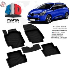 Renault Clio 4 Sw 2015 Ferrous 4d Havuzlu Kauçuk Paspas