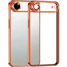 Almira Butik Mey Ithalat®   iPhone 17 Air  Lensli Silikon - Turuncu