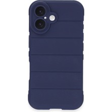 Almira Butik Mey Ithalat®  iPhone 16 Plus Kılıf Optimum Silikon - Lacivert