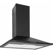 Esty 2240 60CM Duvar Tipi Siyah Davlumbaz