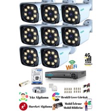 8 Kameralı 5 Mp Ultra Hd Güvenlik Kamera Seti Teico- 6185N