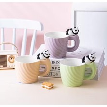 LTG Nova Panda Motifli Seramik Kupa Bardak