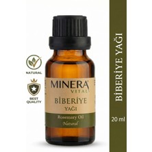 Minera Vital Biberiye Yağı 20 ml (Rosemary Oil) Damlalıklı Cam Şişe