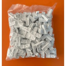 Neler Geldi Neler 100 Adet Sineklik Köşe Takozu Pvc Pimapen Sineklik Profil Köşe Birleştirme Plastiği 17 mm x 25 mm