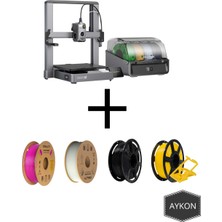 Creality Hi Combo 3D Yazıcı + 4 Adet Filament Hediyeli