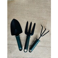 Hobi Bahçe Seti 3 Parça A Kalite - Tırmık-Kürek-Ince Kürek