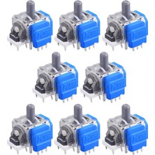 Pop Konsol 8 Adet PS5 Hall Effect Analog Motor PS5 Kol Joystick Tamiri Playstation 5 Yedek Parça
