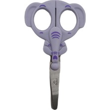 Bubu Fil Şekilli Makas 13 cm Tekil Ürün Ergonomik Tutuş Özelliği ile Kırtasiye Aracı